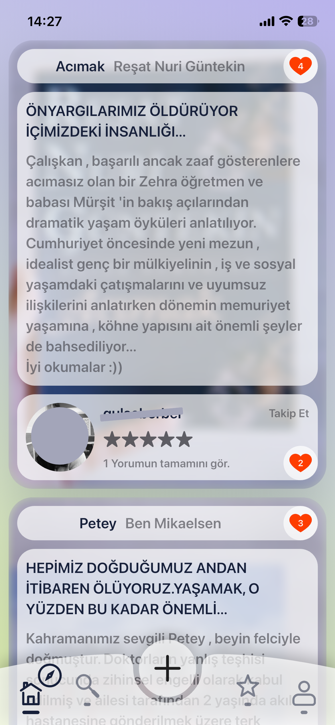 Kitapp Ana Ekran