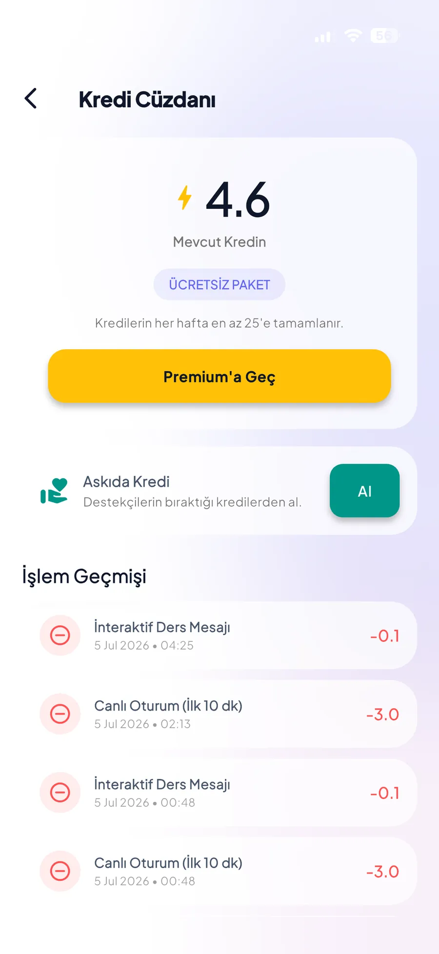 Askıda Kredi